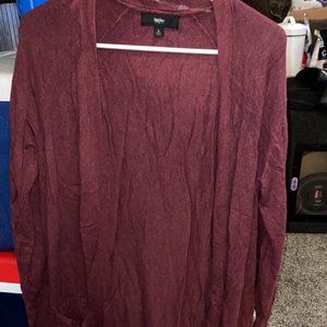 Maroon Cardigan